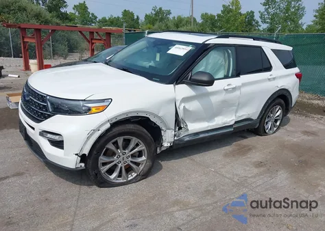 2020 Ford Explorer Xlt z USA, uszkodzony, nr VIN 1FMSK8DH7LGC08028